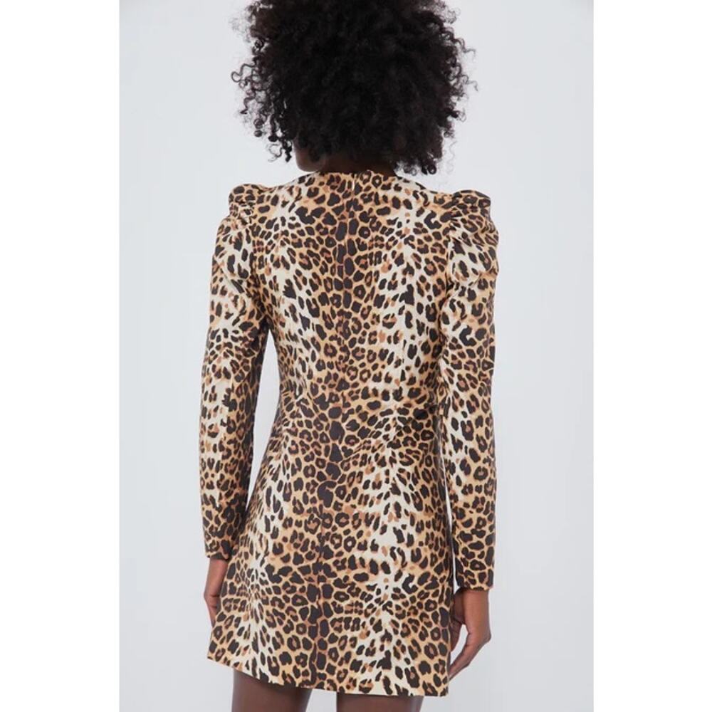 TUCKERNUCK X India Hicks Leopard Domino Dress NWT Size Large - Picture 4 of 13